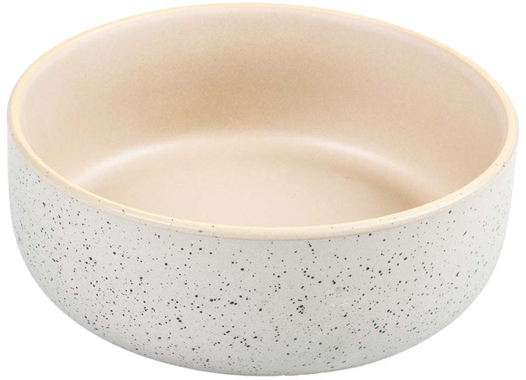 Duvo plus Dinner Time Speiseschüssel Stein glatt Düne m-680ml-16x16x6cm graugrün