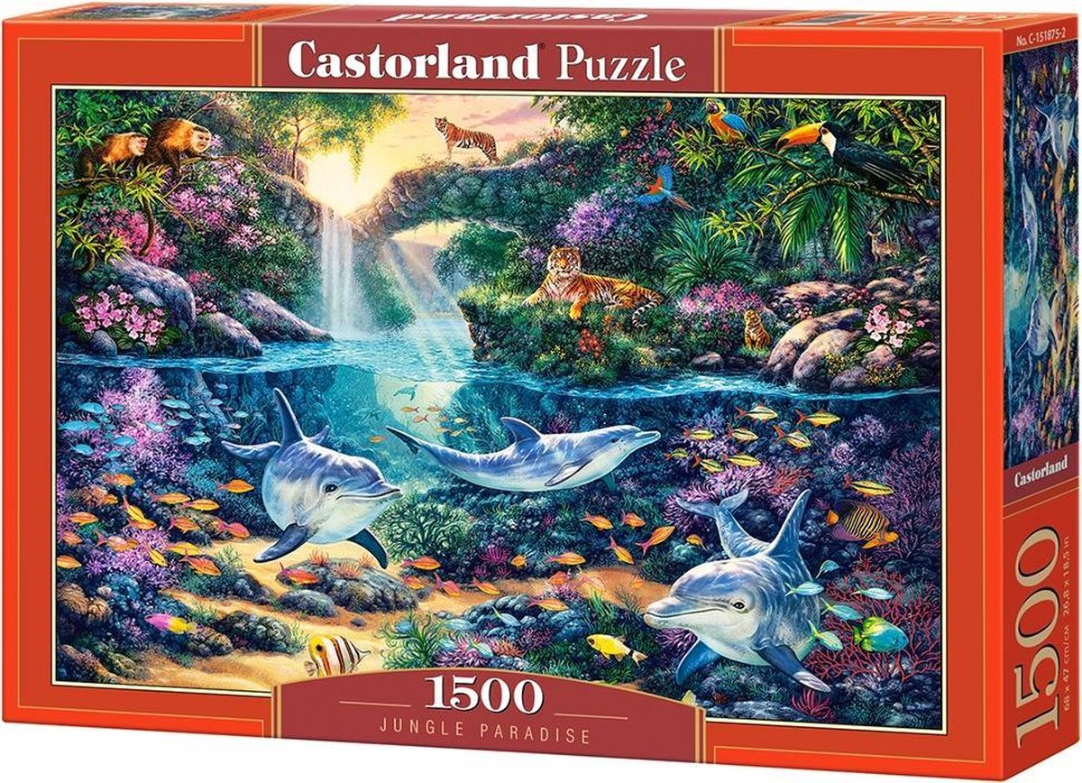 Castorland Dschungelparadies – Puzzle – 1.500 Teile – Satin-Finish – perfekte Passform – europäische Qualität
