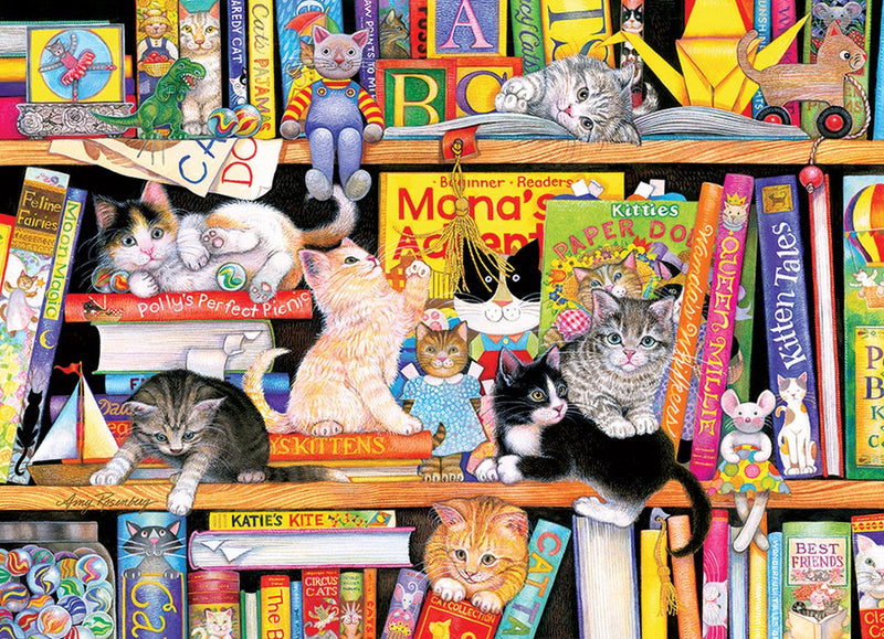 Cobble Hill Puzzle Familie: Storytime Kittys 350 Teile