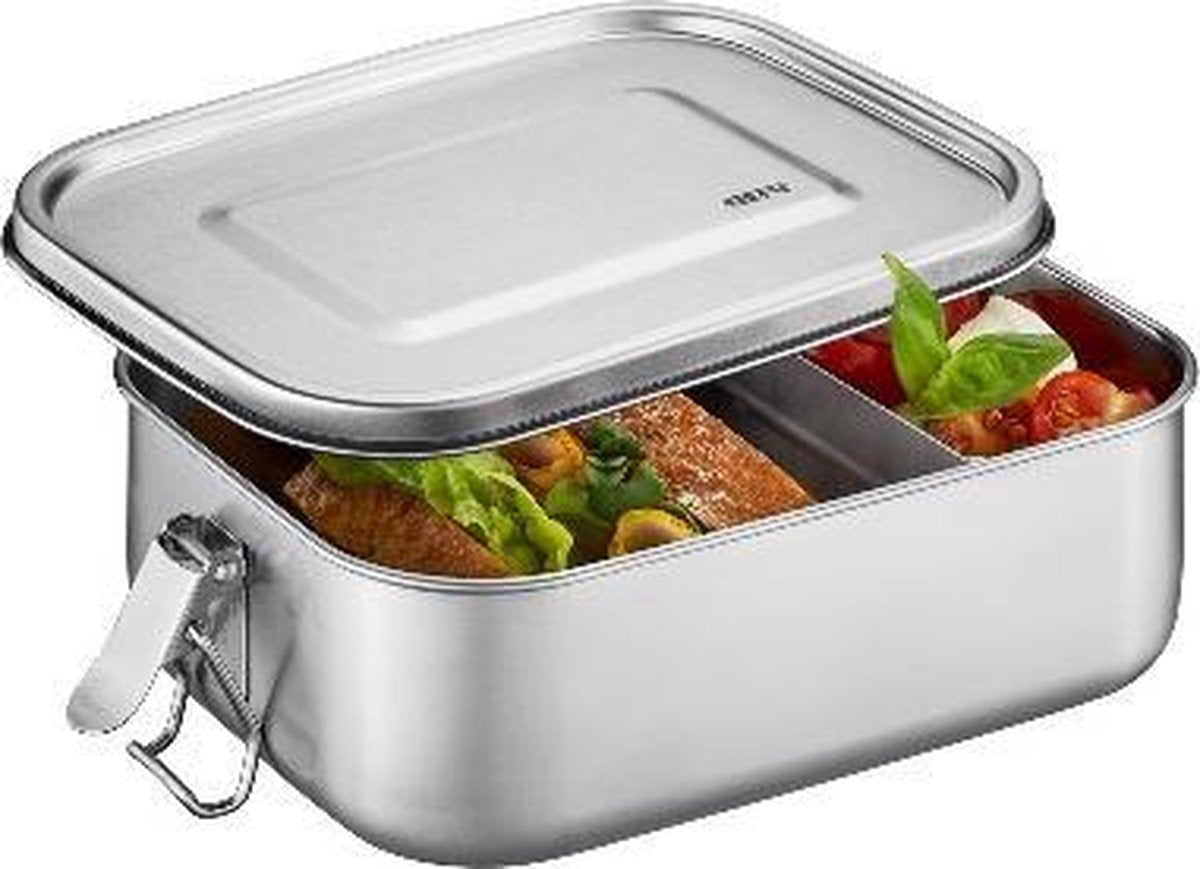 Gefu Endure Lunchbox klein – Brotkasten aus Edelstahl – nachhaltige Lunchbox