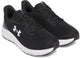 Under Armour UA W Charged Pursuit 4 Damen-Sportschuhe – Schwarz – Weiß