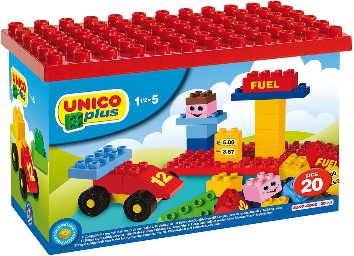 UNICO UNICO SET mit Gebäudeplatte, 20dlg