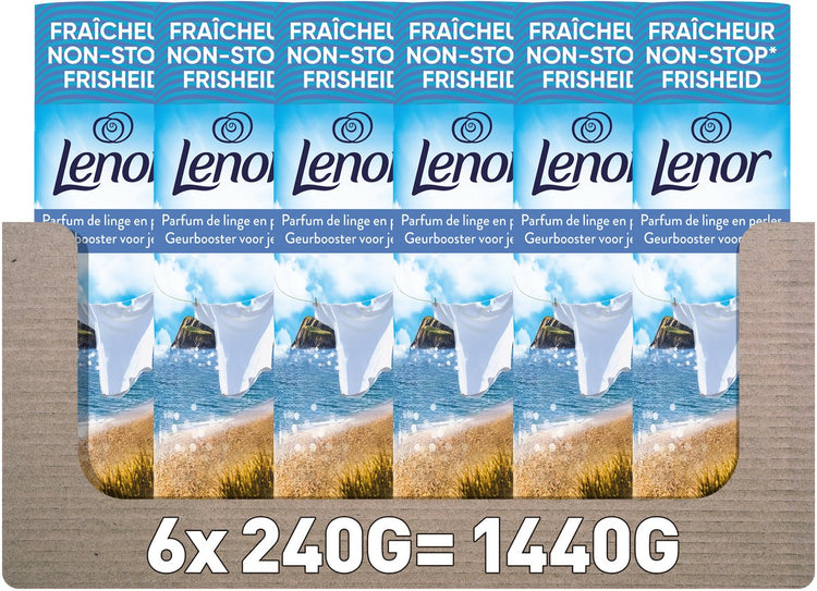 Lenor Duftbooster Sommerbrise am Meer – 6 x 240 Gramm – Waschparfüm