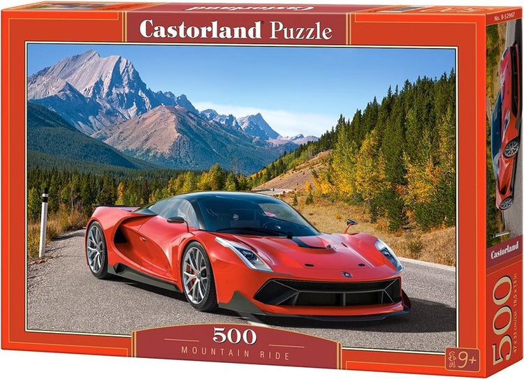 Castorland Mountain Ride – Puzzle – 500 Teile – Satin-Finish – perfekte Passform – europäische Qualität