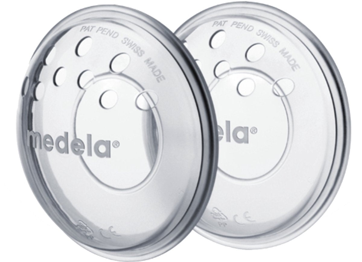 Medela Brustwarzenschutz – schützt zwischen den Fütterungen – vor Scheuern, Rissen und Schmerzen – 2 Stück