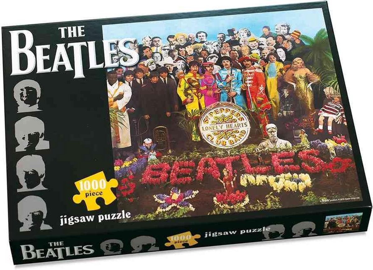 Plastikkopf-Puzzle „The Beatles SGT Pepper“, 1000 Teile
