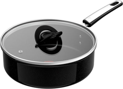 Tefal Experience Ceram – Keramik-Bratpfanne – ø24 cm – Fusion-Kern – PFAS-frei – inklusive Deckel – induktionsgeeignet – für die Verwendung mit Metallspateln geeignet