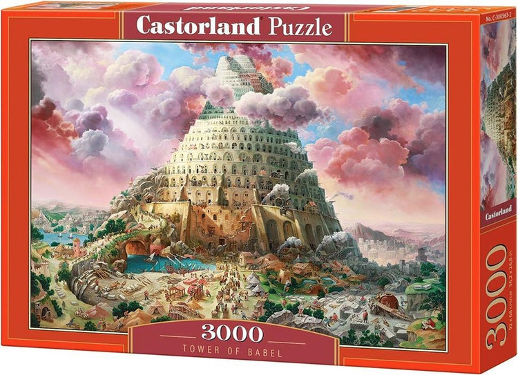 Castorland Turm von Babel – Puzzle – 3.000 Teile – Satin-Finish – perfekte Passform – europäische Qualität
