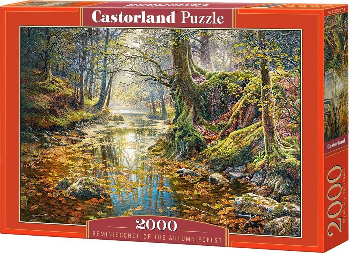 Castorland Reminiszenz an den Herbstwald – Puzzle – 2.000 Teile – Satin-Finish – perfekte Passform – europäische Qualität