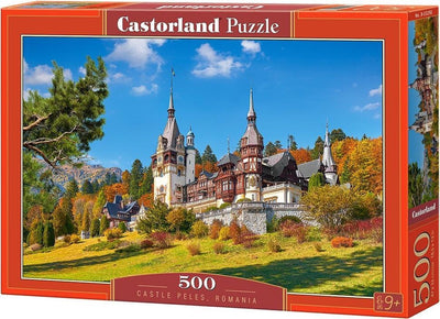Castorland Schloss Peles Rumänien – Puzzle – 500 Teile – Satin-Finish – perfekte Passform – europäische Qualität
