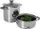 Eurotrail Kochpfanne mit Dampfgarer Corby 18 cm Edelstahl 3-teilig