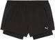 Puma W Run Velocity 2in1 3 kurze Damen-Sporthose – Schwarz