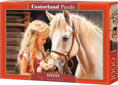 Castorland Mein Freund Pferd – Puzzle – 1000 Teile – Satin-Finish – perfekte Passform – europäische Qualität