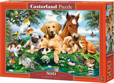 Castorland Summer Pals – Puzzle – 500 Teile – Satin-Finish – perfekte Passform – europäische Qualität