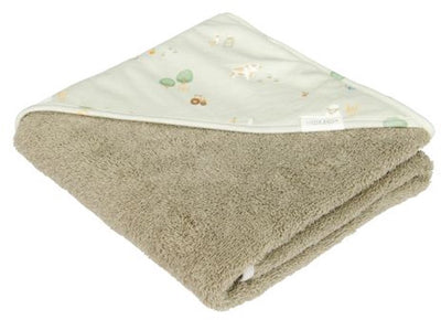 Kleiner holländischer Badeumhang – 100 x 100 – grün – kleiner Bauernhof