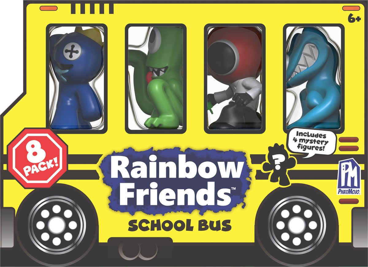 Regenbogenfreunde – Schulbus 8er-Pack
