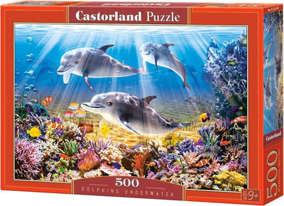 Selecta Castorland Jigsaw Puzzle Delfine Unterwasser, 500st.