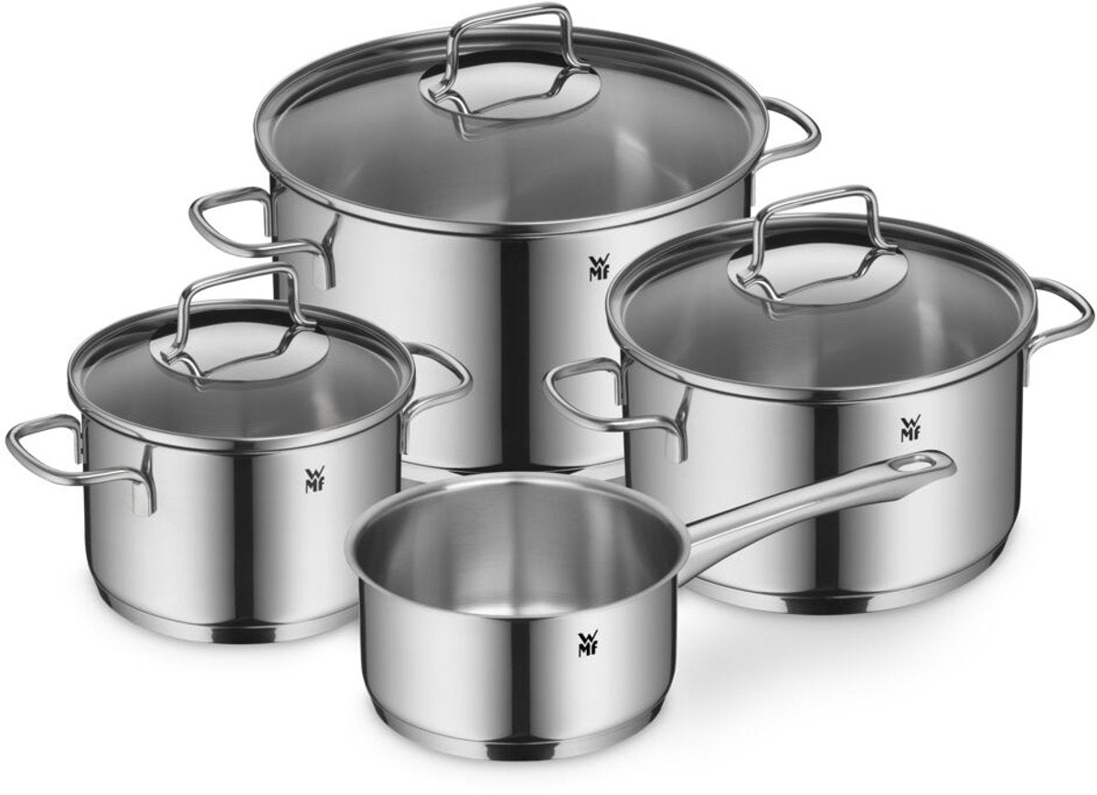 WMF Astoria - Kochgeschirrset - 4-teilig - Edelstahl - Induktion - ergonomisch