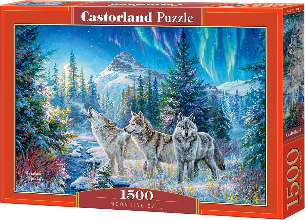Castorland Moonrise Call – Puzzle – 1.500 Teile – Satin-Finish – perfekte Passform – europäische Qualität
