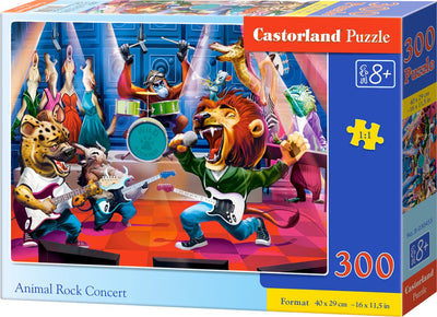Castorland Animal Rock Concert – Puzzle – 300 Teile – Tiere – Premium-Qualität