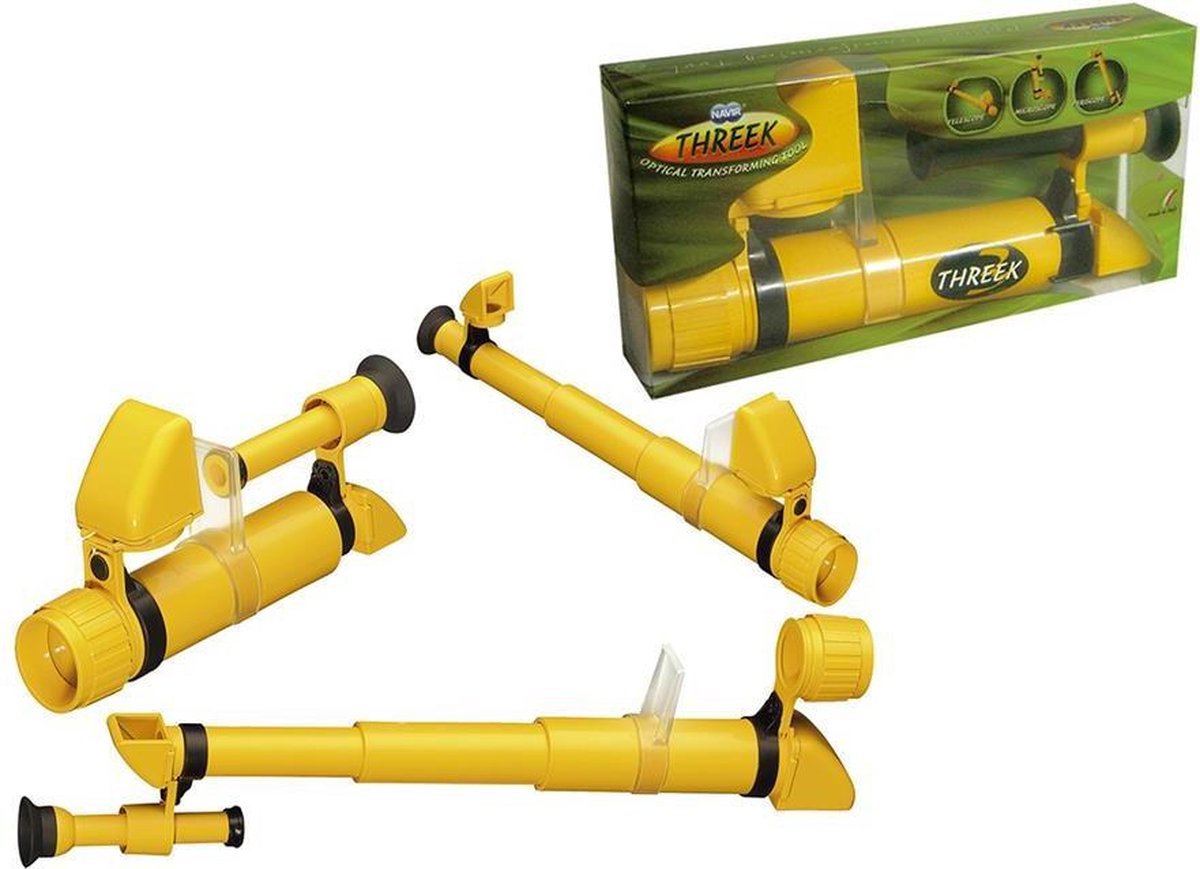 Navir Threek 3 in 1 – Teleskop, Periskop und Mikroskop 25 cm – umbaubar – 6 Jahre