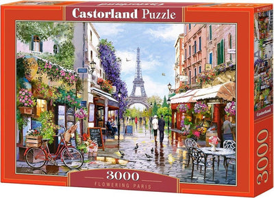 Castorland blühendes Paris – Puzzle – 3.000 Teile – Satin-Finish – perfekte Passform – europäische Qualität