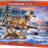 Selecta Castorland Plug Puzzle Wolfish Wonderland, 500st.