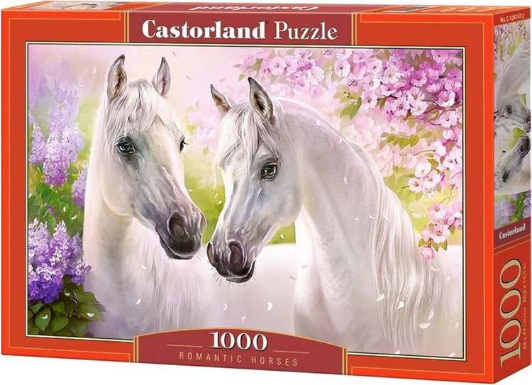 Romantische Pferde von Castorland – Puzzle – 1.000 Teile – Satin-Finish – perfekte Passform – europäische Qualität