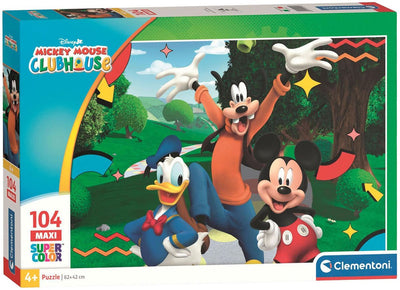 Clementoni Maxi-Puzzle Mickey Mouse Club House – 104 Teile.