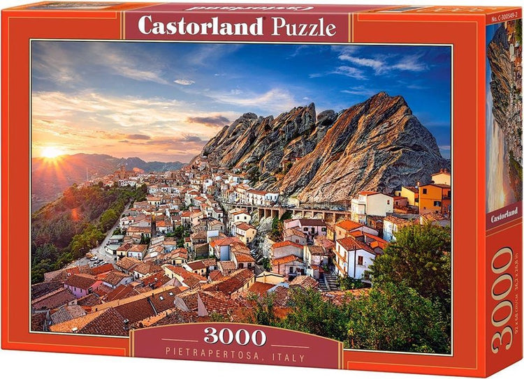 Castorland pietrapertosa, Italien – Puzzle – 3.000 Teile – Satin-Finish – perfekte Passform – europäische Qualität