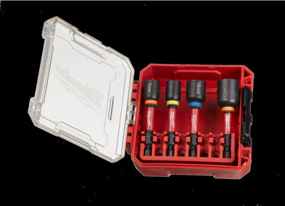 Imp Milwaukee Zubehör 4-teiliges magnetisches Shockwave™ Act Duty Steckschlüsselset – 4932492445