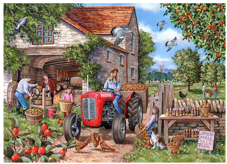 House of Puzzles Apfelwein- und Rosie-Puzzle 500 XL-Teile