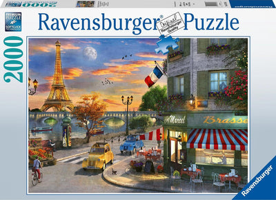 Ravensburger Jigsaw Puzzle Romantischer Abend in Paris, 2000st.