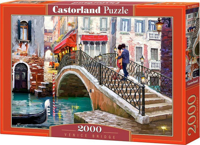 Castorland Venedig-Brücke – Puzzle – 2.000 Teile – Satin-Finish – perfekte Passform – europäische Qualität