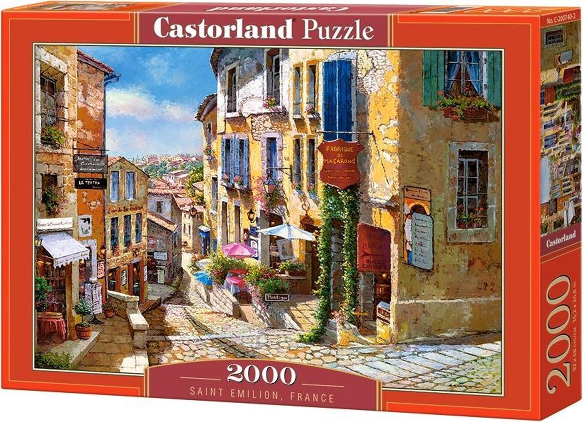 Selecta Castorland spielen Puzzle Saint Emilion France, 2000st.