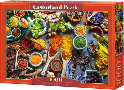 Castorland Farben der Gewürze – Puzzle – 1000 Teile – satinierte Oberfläche – perfekte Passform – europäische Qualität