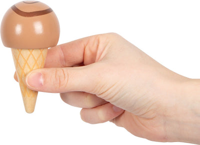Kleiner Fuß Holz kompaktes Eisstand frisch, 6dlg.