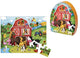 Eurekakids Puzzle Bauernhof Lernspielzeug aus Pappe 24 Teile.