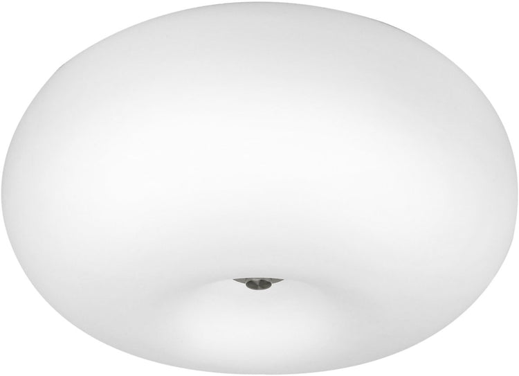 Eglo Optica - Deckenleuchte - ø35 cm - Nickel matt - Weiß