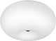 Eglo Optica - Deckenleuchte - ø35 cm - Nickel matt - Weiß