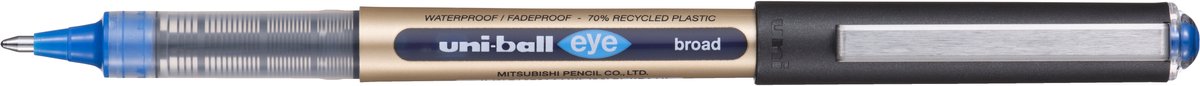 Uni-Ball Tintenroller Eye Eco 150e breit blau