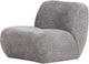 Woood Nomu Sessel Crackle – Samt – Hellblau – 74 x 76 x 92