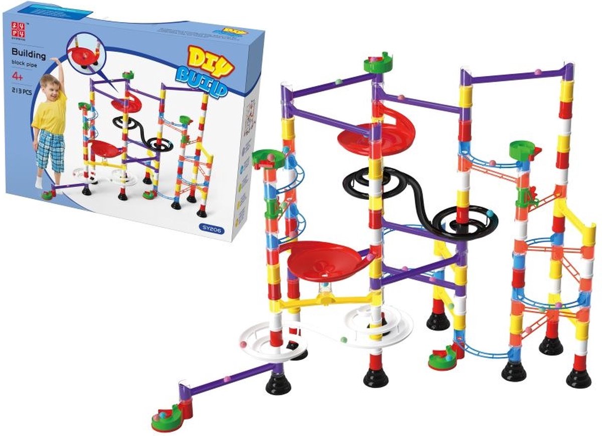 Braet Murmelbahn 213-teiliges Set