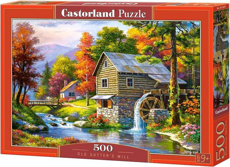 Selecta Castorland Jigsaw Puzzle Old Sutter's Mill, 500st.