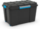 Kis Scuba Aufbewahrungsbox XL – 110 l – schwarz-blaue Clips