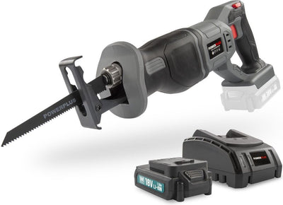 Powerplus Powebrss1 Säbelsäge – 18 V – inkl. Akku 18 V 1,5 Ah und Ladegerät