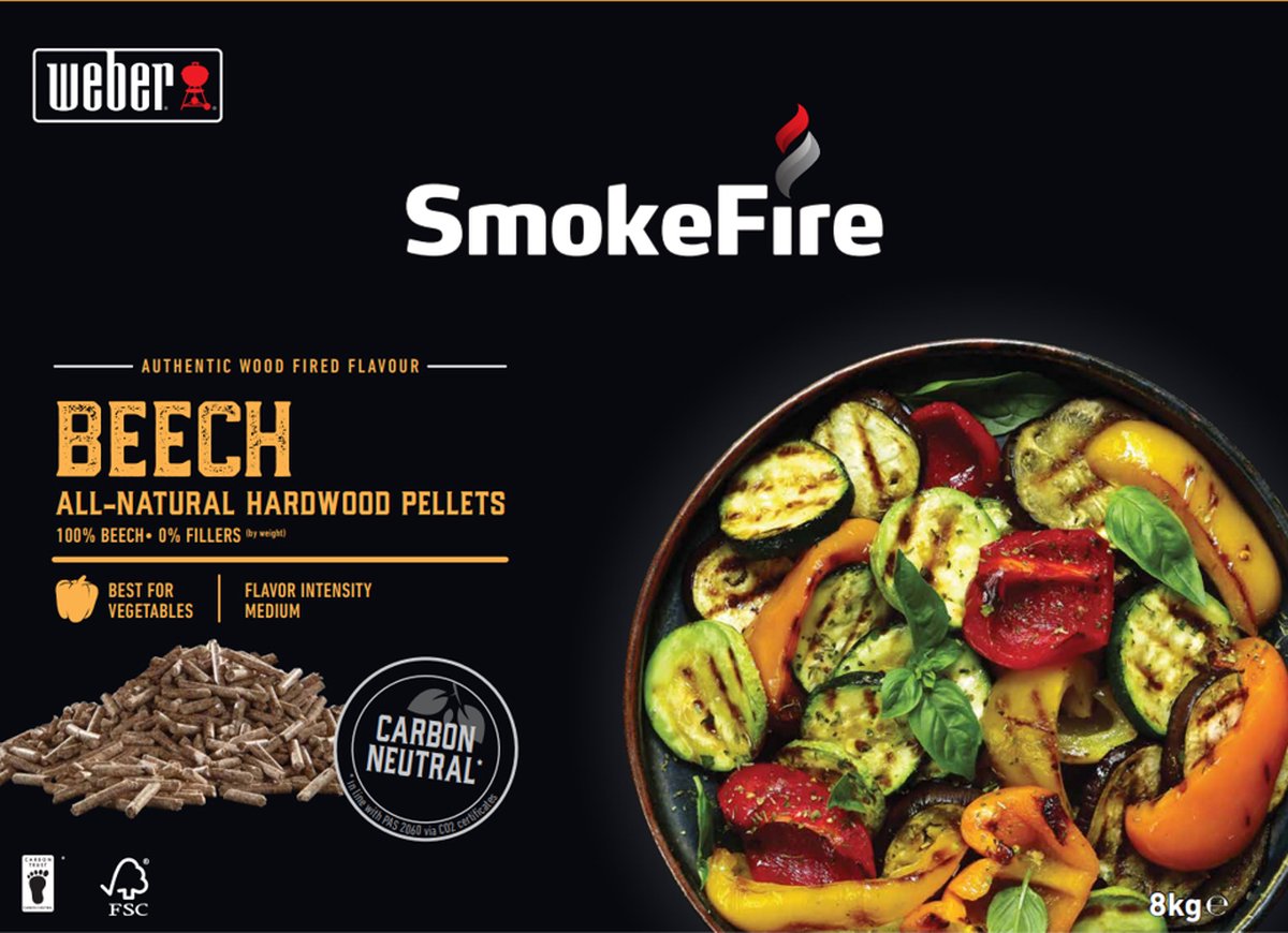Weber Smokfire Natural Hartwood Pellets Buche
