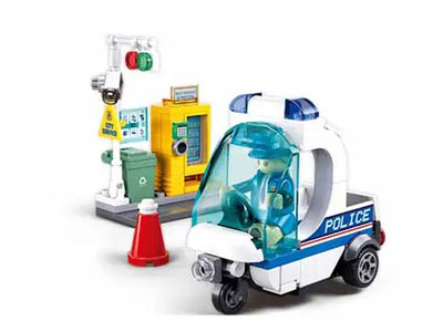 Polizei der Metropole Sluban – Gassenpatrouille (Rückzug) Metropole (m38-b1217a)