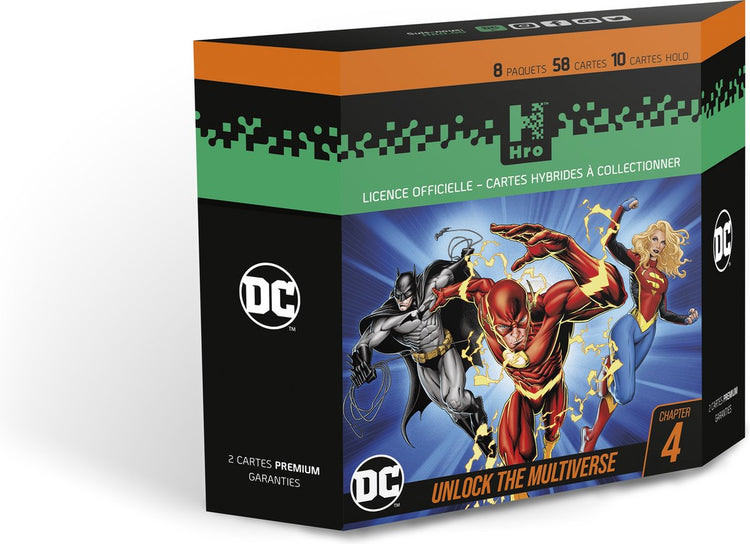 Hro DC – The Flash 8-Pack Premium Pack – Sammelkarten – DC Comics – 58 Sammelkarten (2 Bonus-Verfolgungskarten) – Kapitel 4