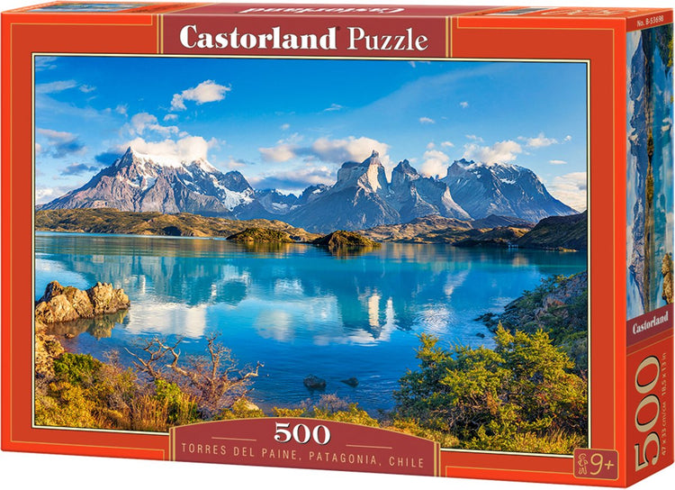 Castorland Torres del Paine, Patagonien, Chile – Puzzle – 500 Teile – Satin-Finish – perfekte Passform – europäische Qualität